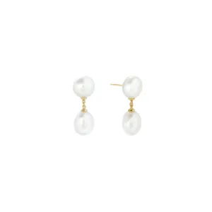 Shashi Drop Earring Vermeil on Sterling Silver