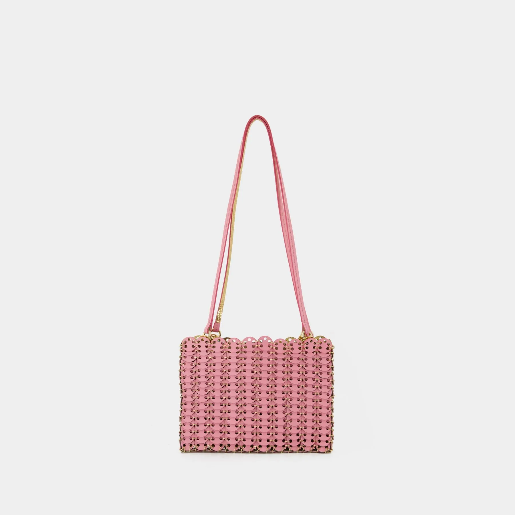 Shoulder Bag - Rabanne - Leather - Pink