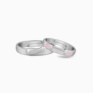 Silver Cat Parents Couple Bands Giva