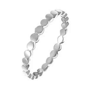 Silver Dot Stacking Ring