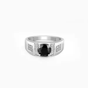 Silver Gentle Harmony Ring For Him Giva