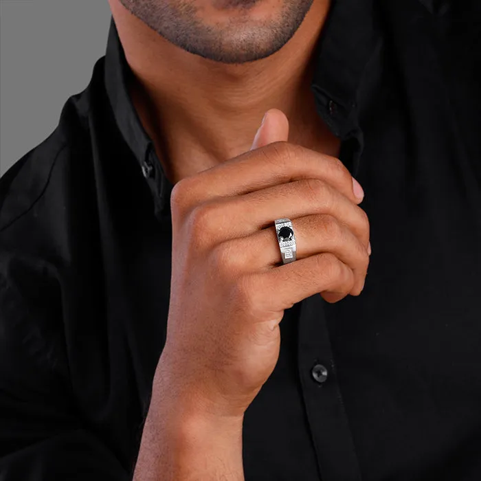 Silver Gentle Harmony Ring For Him Giva