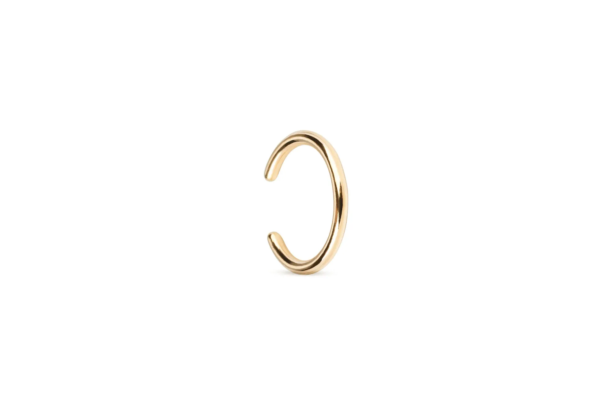 Sleek 14K Gold Ear Cuff