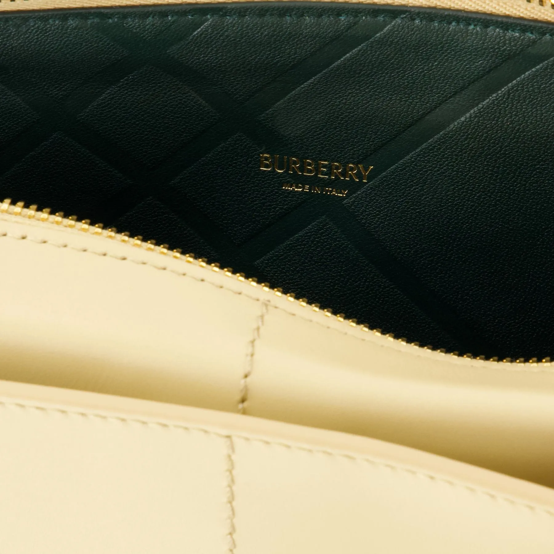 Small Snip Crossbody - Burberry - Leather - Beige