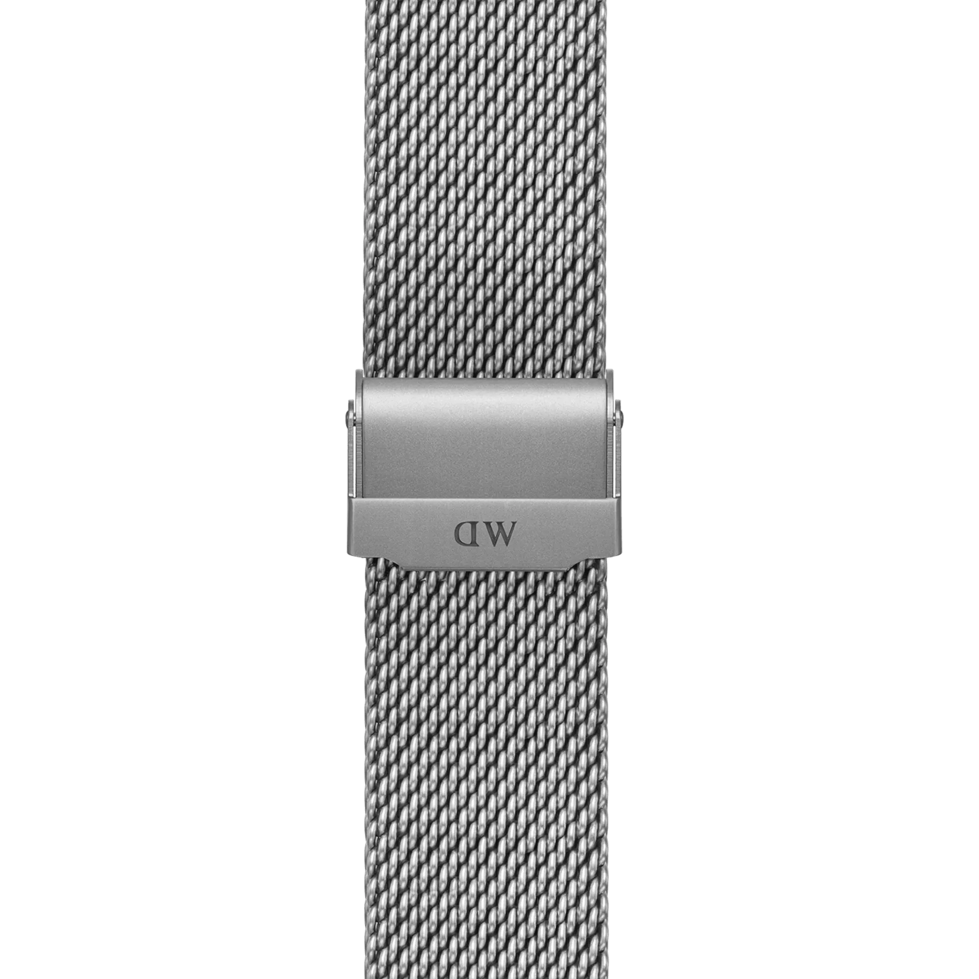 Smartwatch Sandblasted Mesh Strap Silver Daniel Wellingto