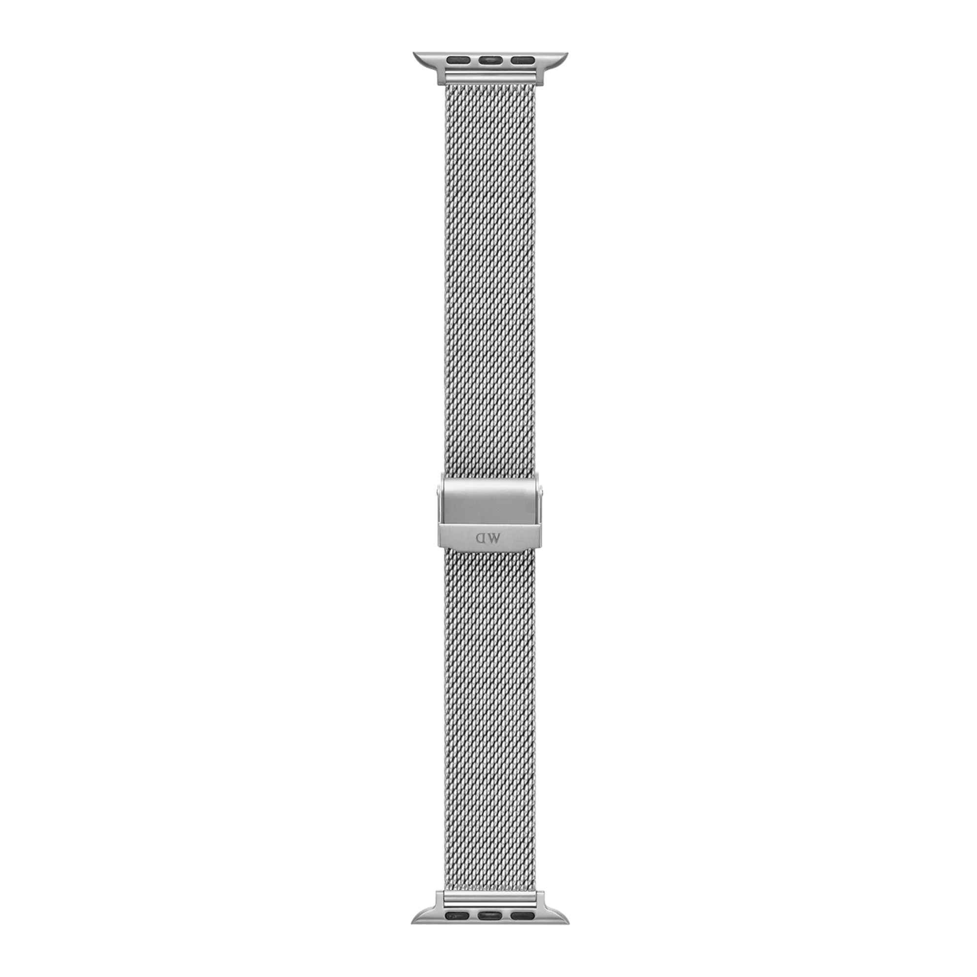 Smartwatch Sandblasted Mesh Strap Silver Daniel Wellingto