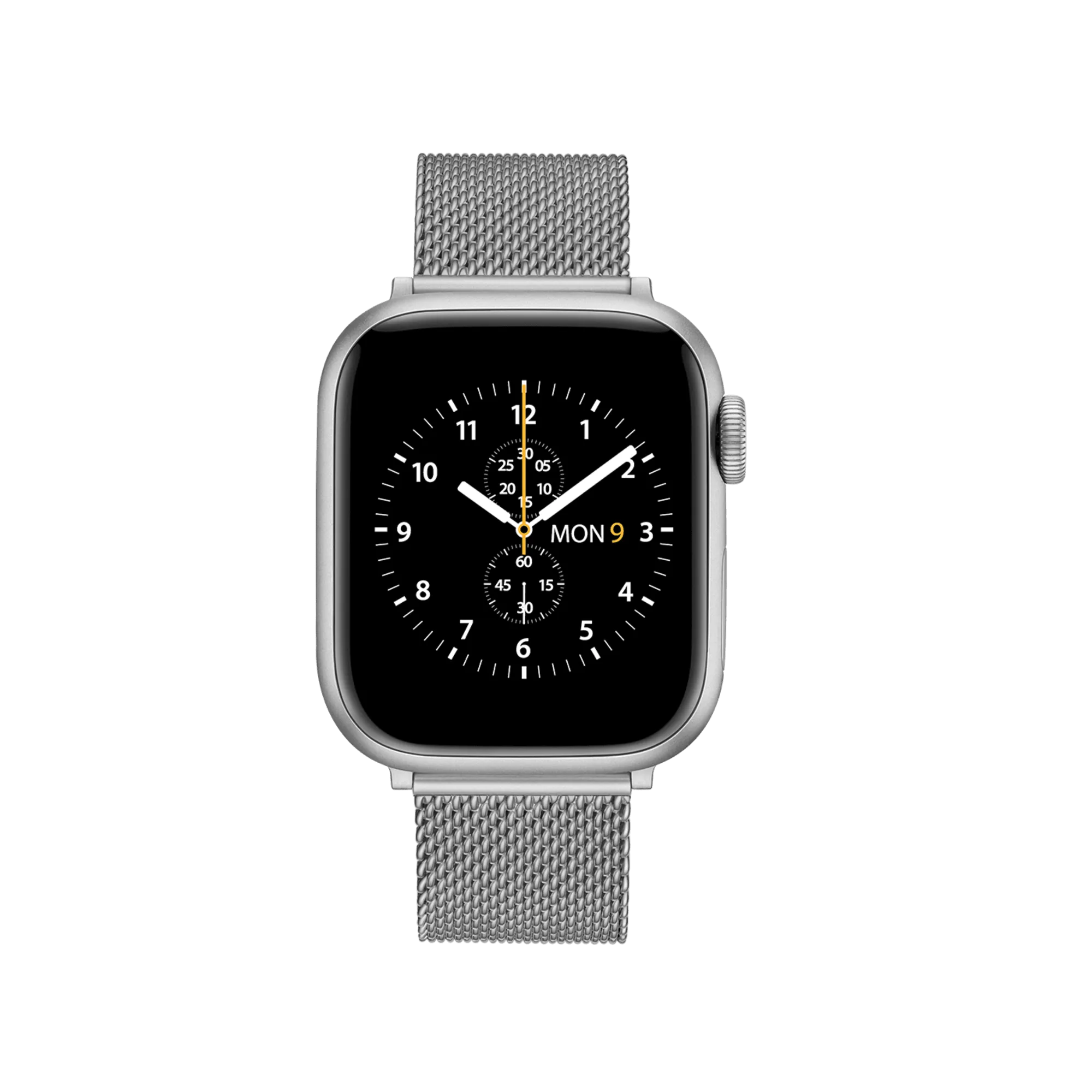 Smartwatch Sandblasted Mesh Strap Silver Daniel Wellingto