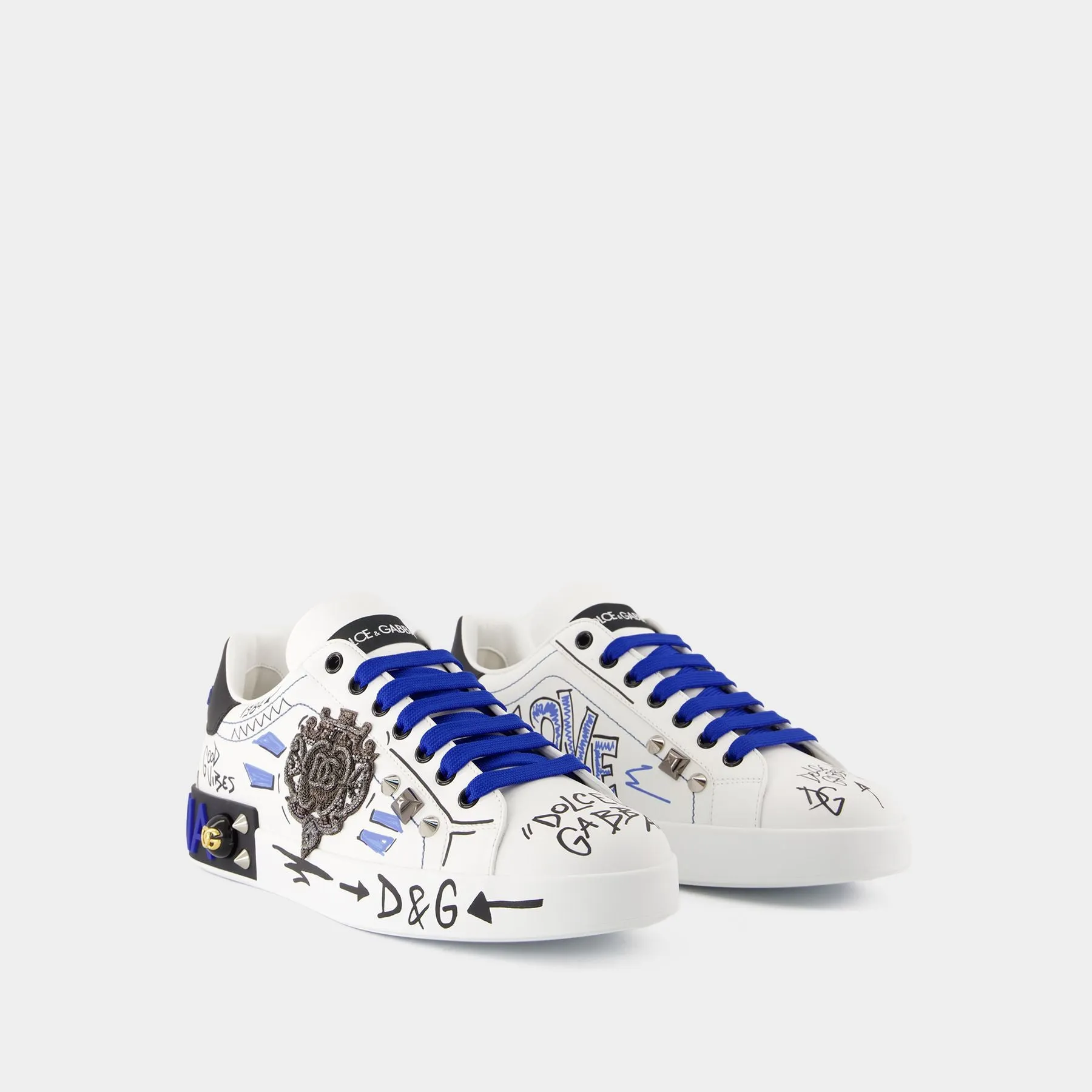 Sneakers - Dolce&Gabbana - Leather - White