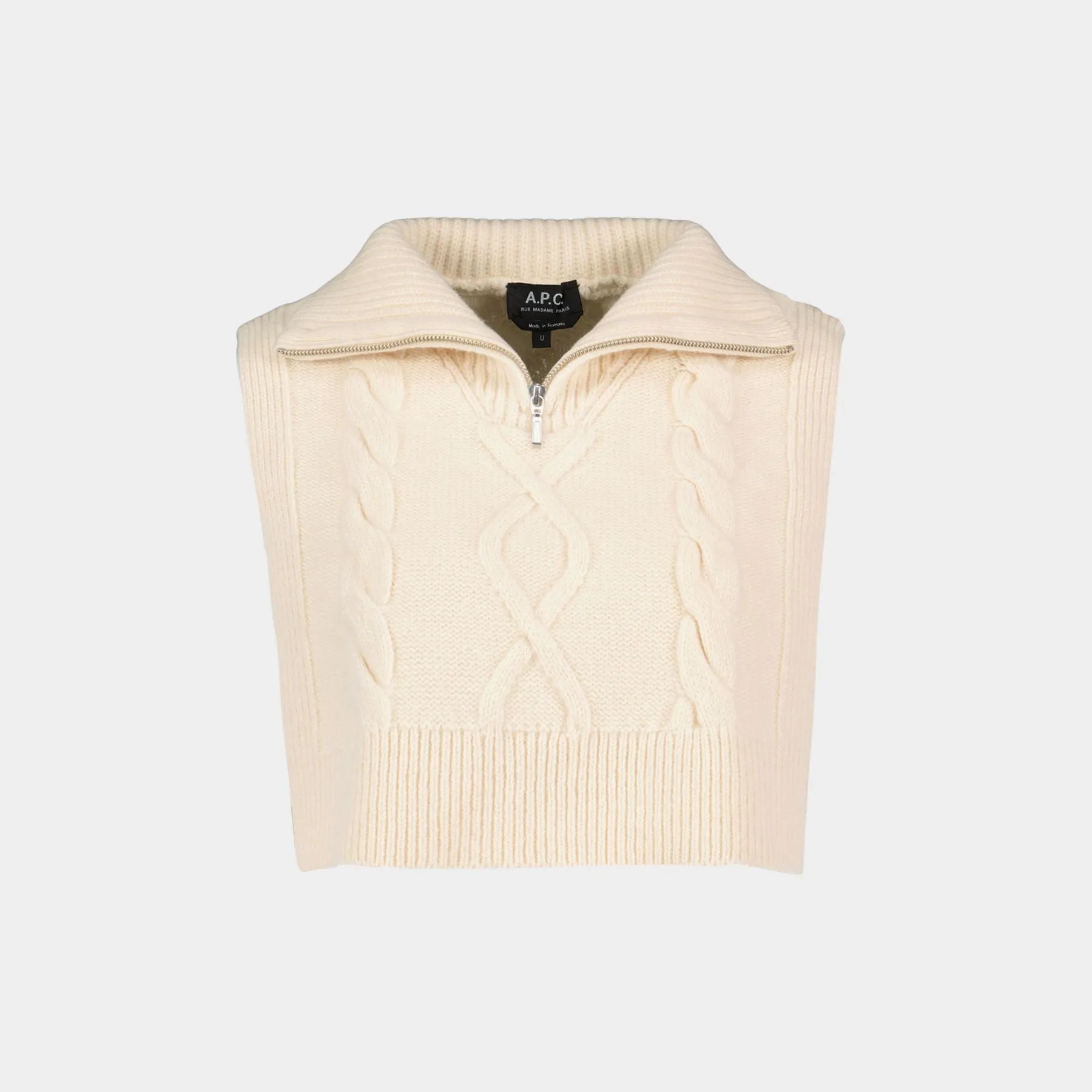Snood Lola Scarf - A.P.C. - Wool - Beige