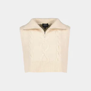 Snood Lola Scarf - A.P.C. - Wool - Beige