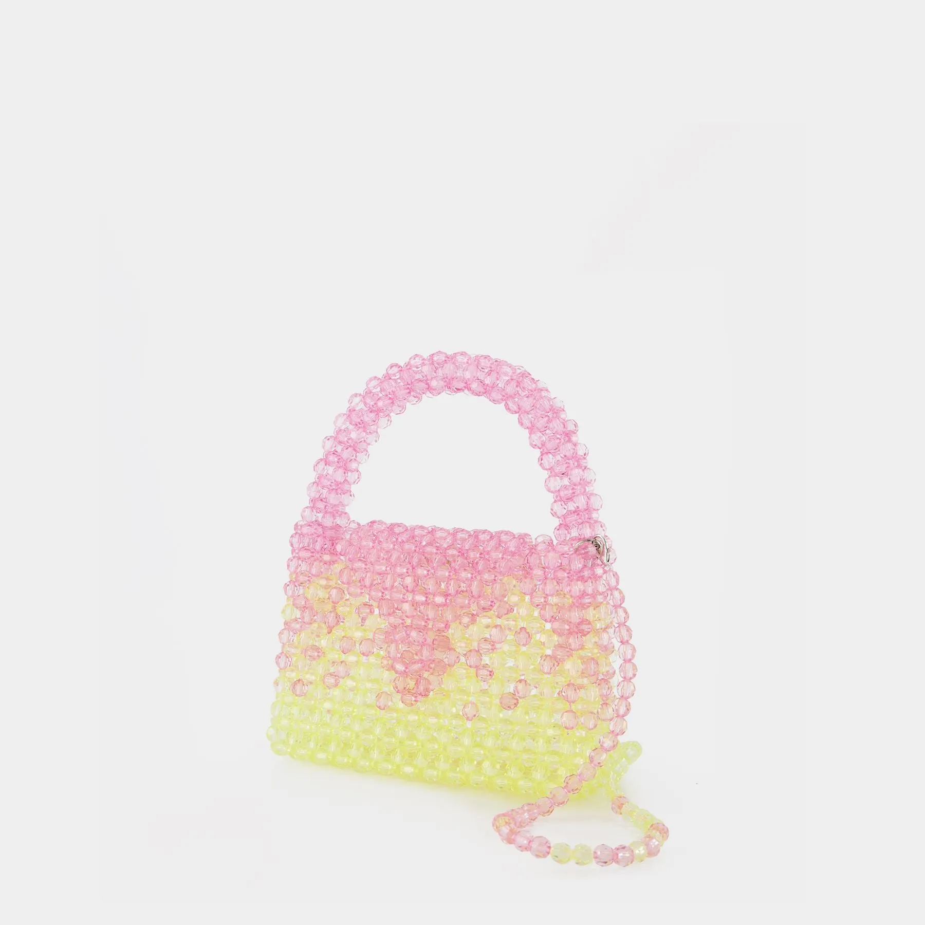 Ss23Bg01 Hobo Bag - Germanier - Pink/Green - Pearl