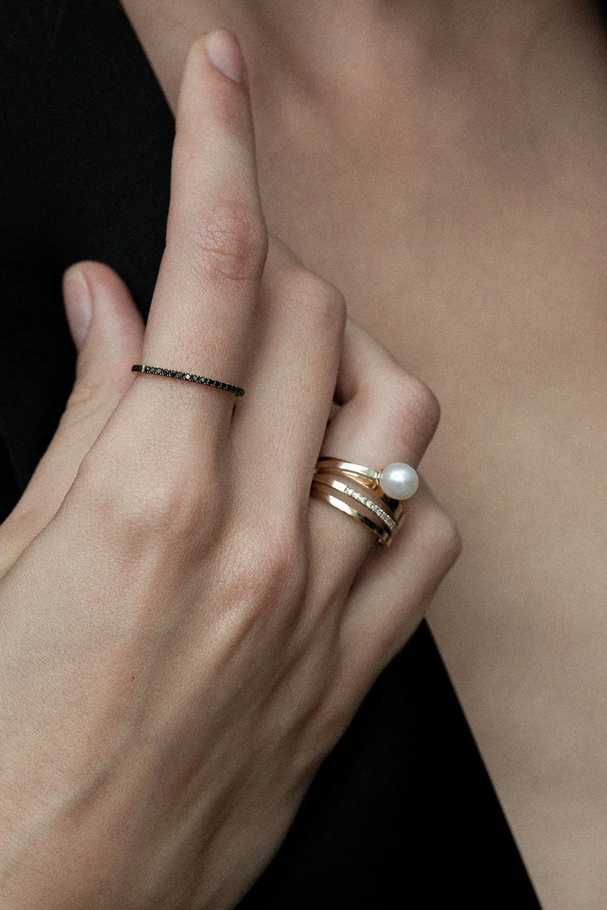 Stacking 3.0 14K Gold, Whitegold or Rosegold Ring