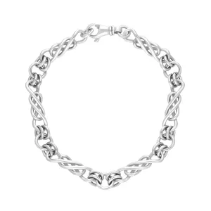 Sterling Silver Celtic Twist Handmade Bracelet