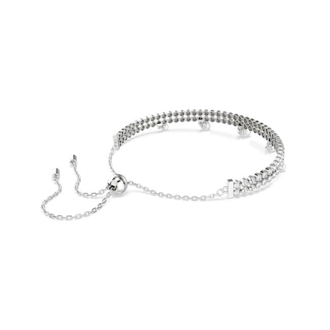 Swarovski Ariana Grande X Swarovski Bracelet Crystal Pearl Round Cut White Rhodium Plated