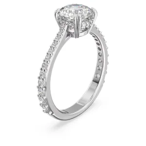 Swarovski Constella Cocktail Ring Princess cut Pavé White Rhodium plated  58