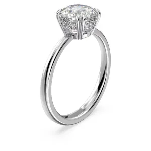 Swarovski Constella Cocktail Ring Princess cut White Rhodium plated  58