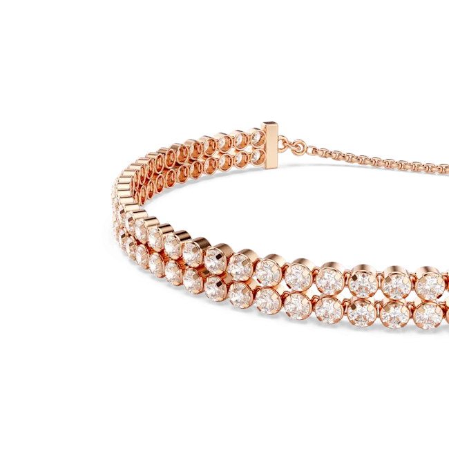 Swarovski Matrix Tennis Bracelet Round Cut