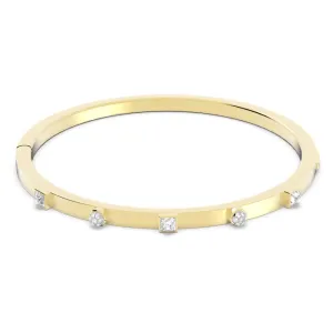 Swarovski Thrilling Bangle White Gold-tone plated  LARGE