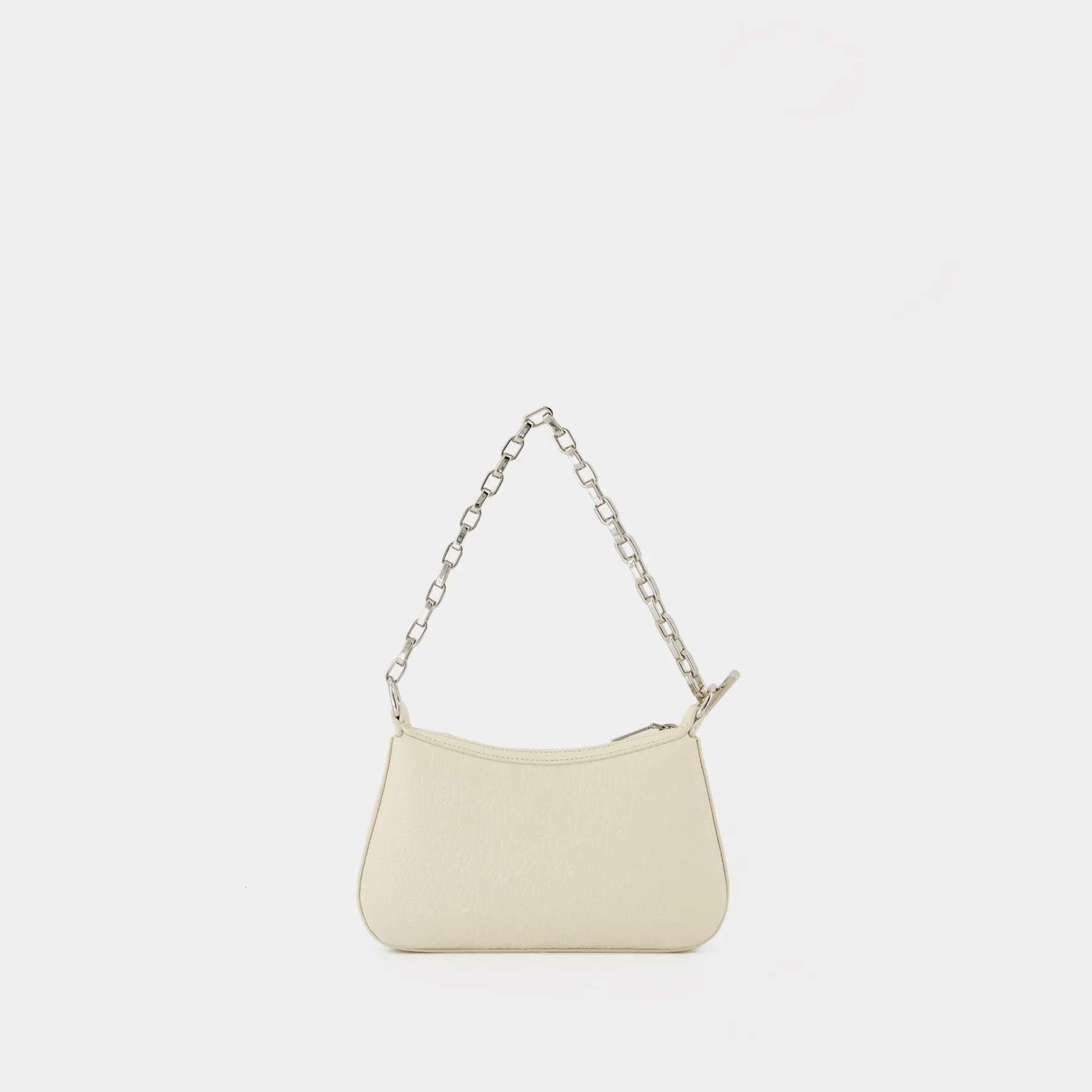 T-Bar Mini Handbag - Alexander McQueen - Leather - Cream