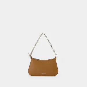 T-Bar Mini Purse - Alexander McQueen - Leather - Brown