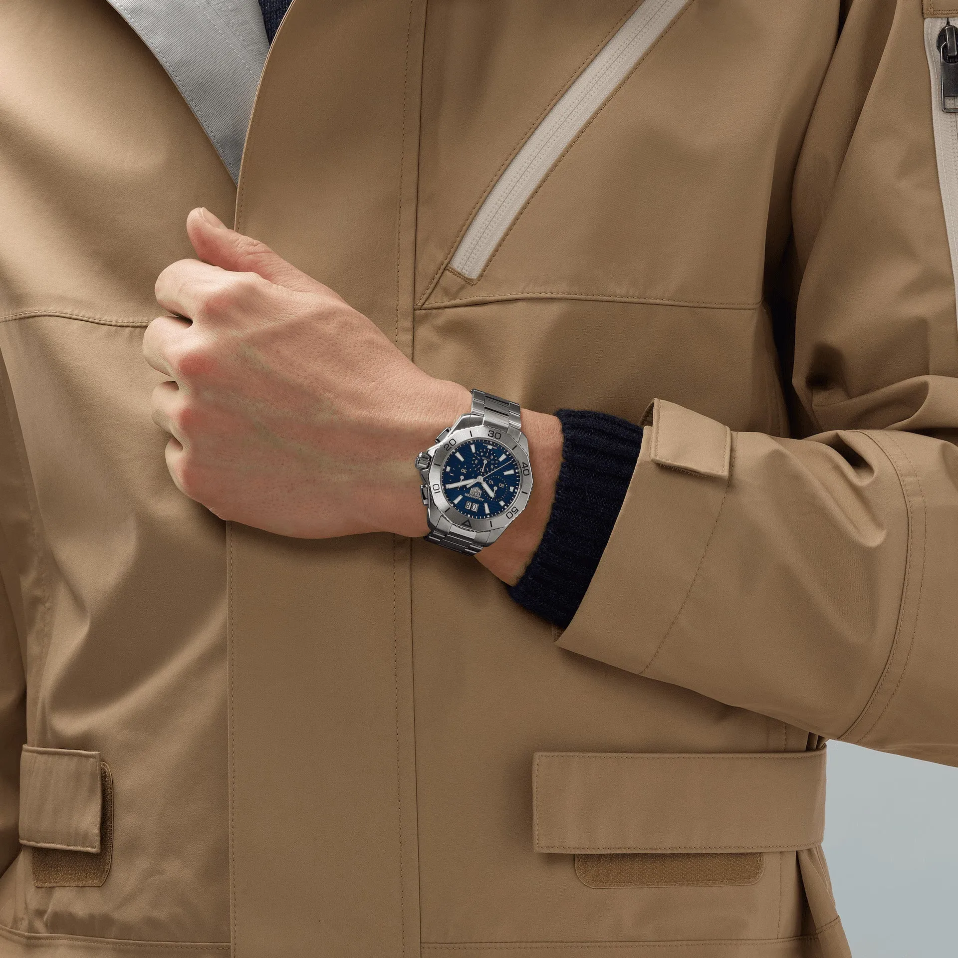 Tag Heuer Aquaracer Men's Blue Chronograph Watch CBP1113.BA0627