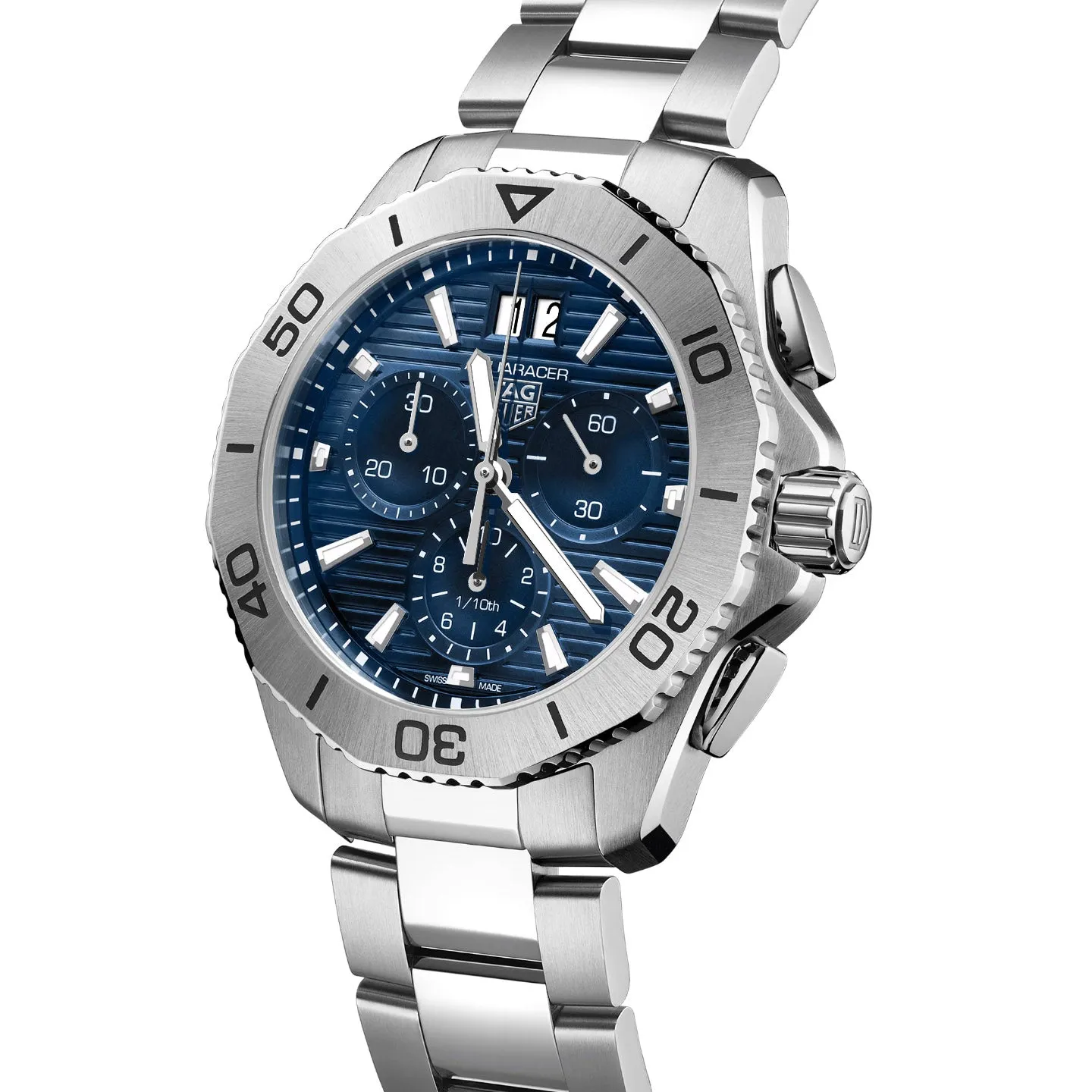 Tag Heuer Aquaracer Men's Blue Chronograph Watch CBP1113.BA0627