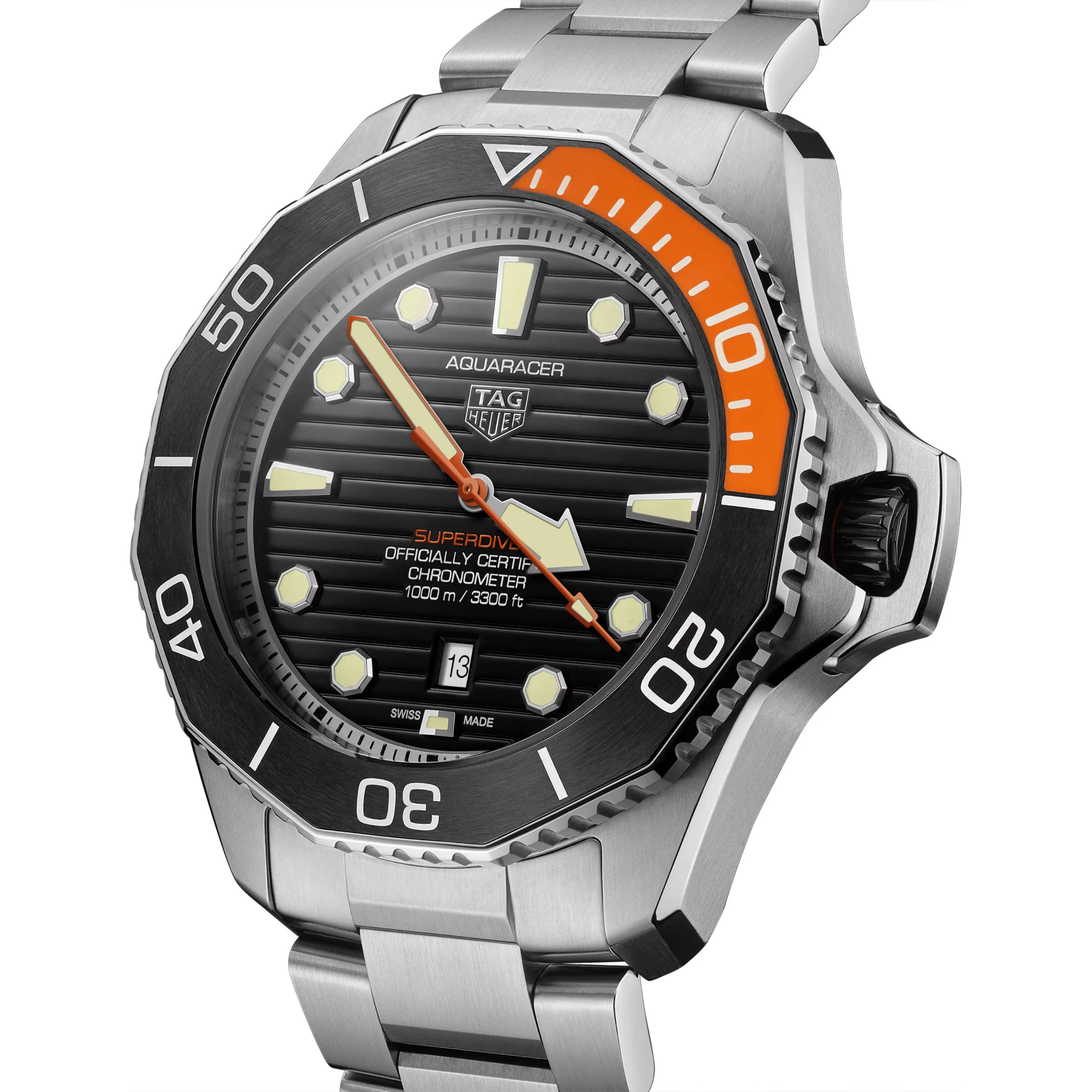 Tag Heuer Aquaracer Professional 1000 Superdiver Men's Black Watch WBP5A8A.BF0619