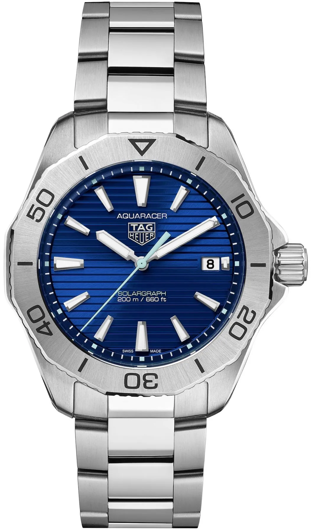 TAG Heuer Aquaracer Professional 200 Solargraph Blue Watch