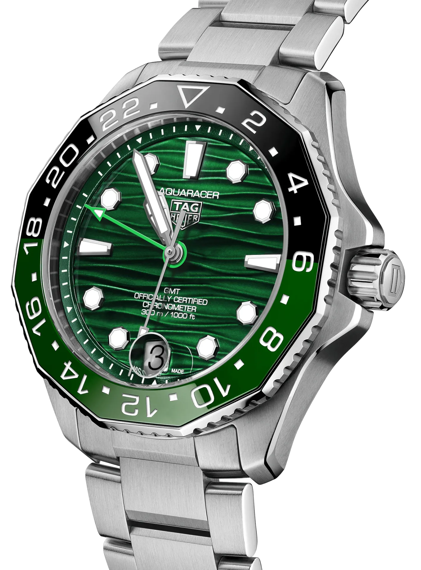 TAG Heuer Aquaracer Professional 300 GMT Bracelet Watch