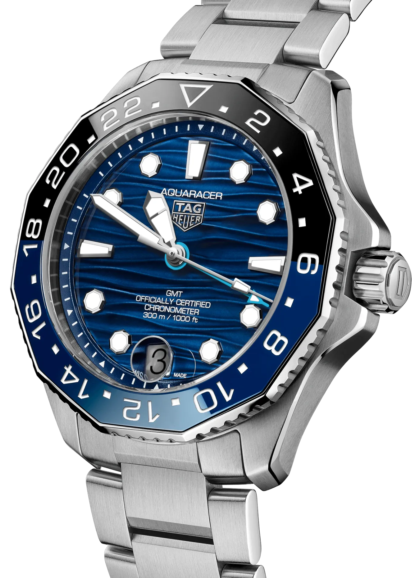 TAG Heuer Aquaracer Professional 300 GMT Bracelet Watch