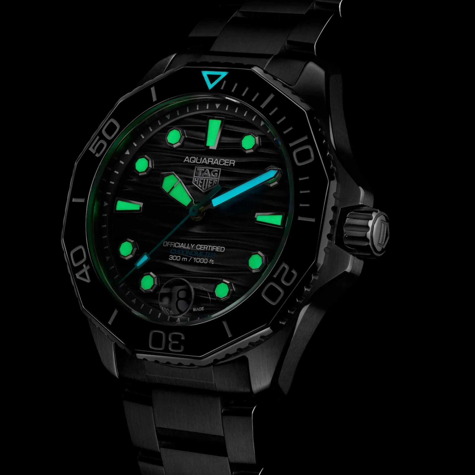 Tag Heuer Aquaracer Professional 300 Men's Black Watch WBP5110.BA0013