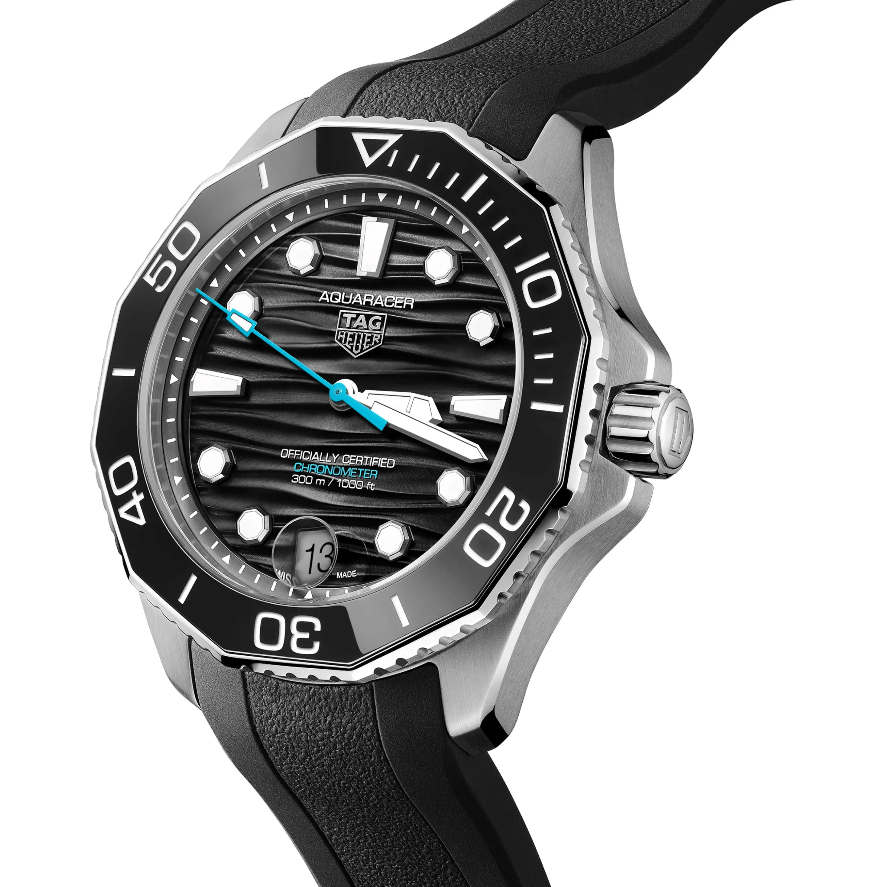 Tag Heuer Aquaracer Professional 300 Men's Black Watch WBP5110.FT6257