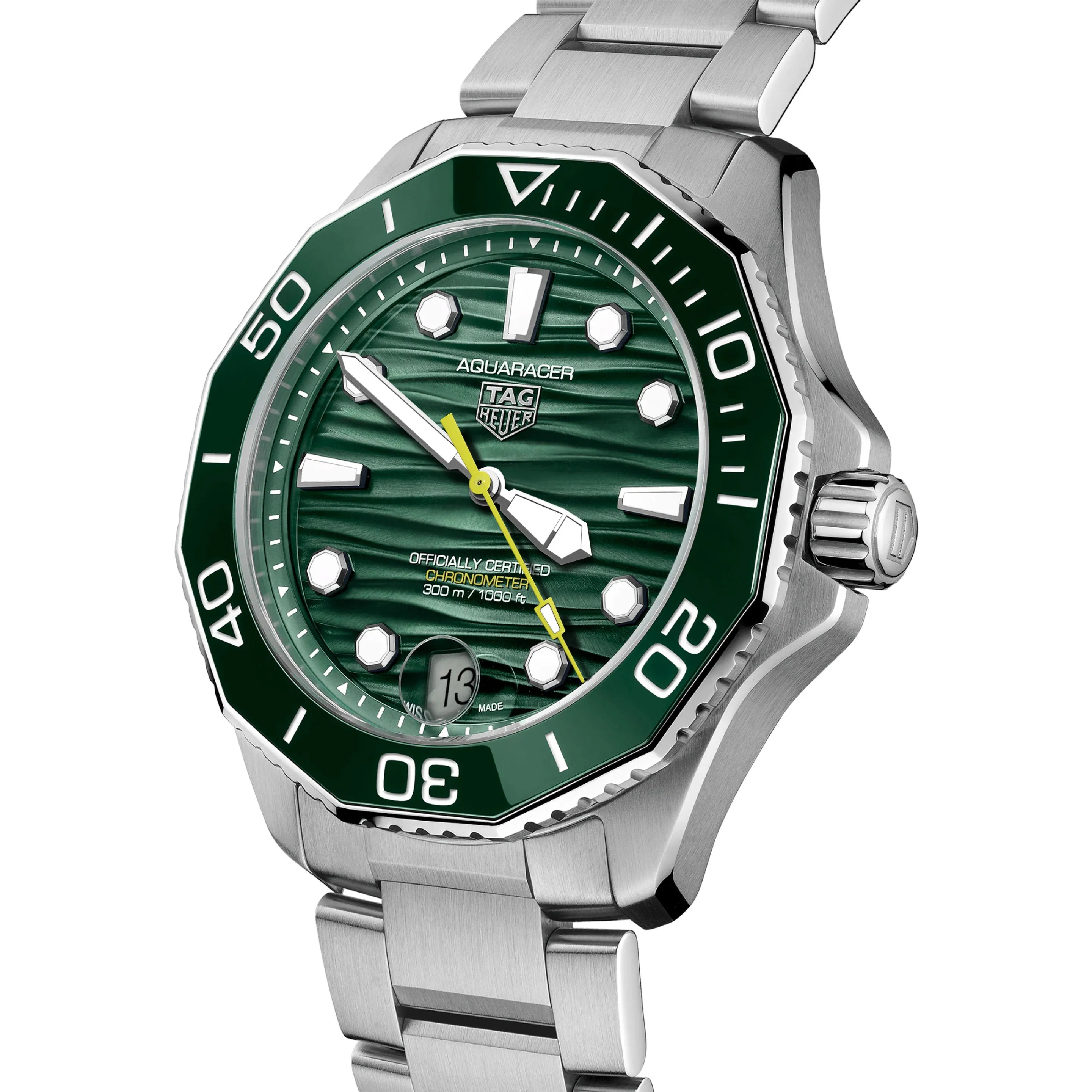 Tag Heuer Aquaracer Professional 300 Men's Green Watch WBP5116.BA0013