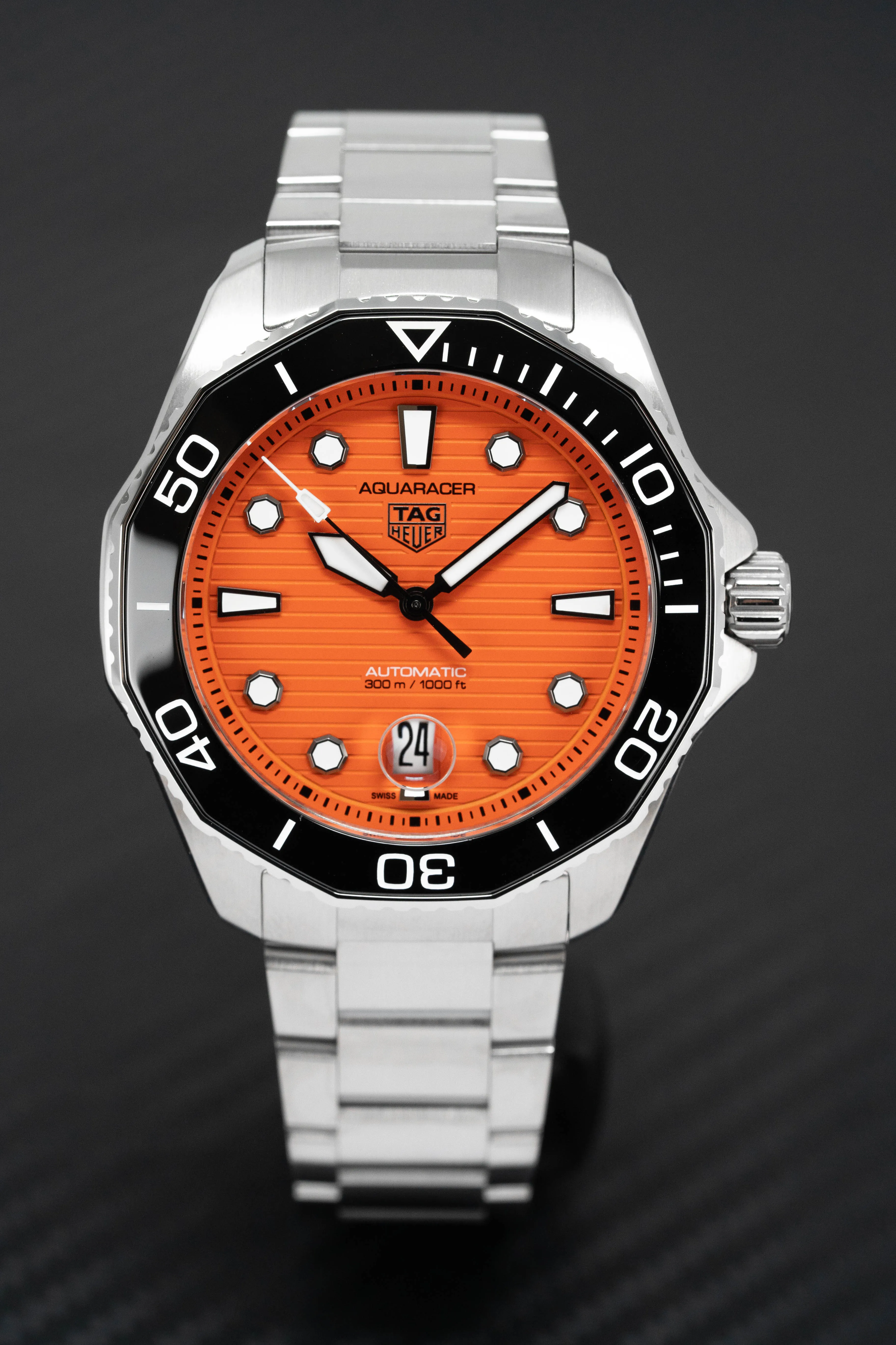 Tag Heuer Aquaracer Professional 300 Men's Orange Diver Watch WBP201F.BA0632