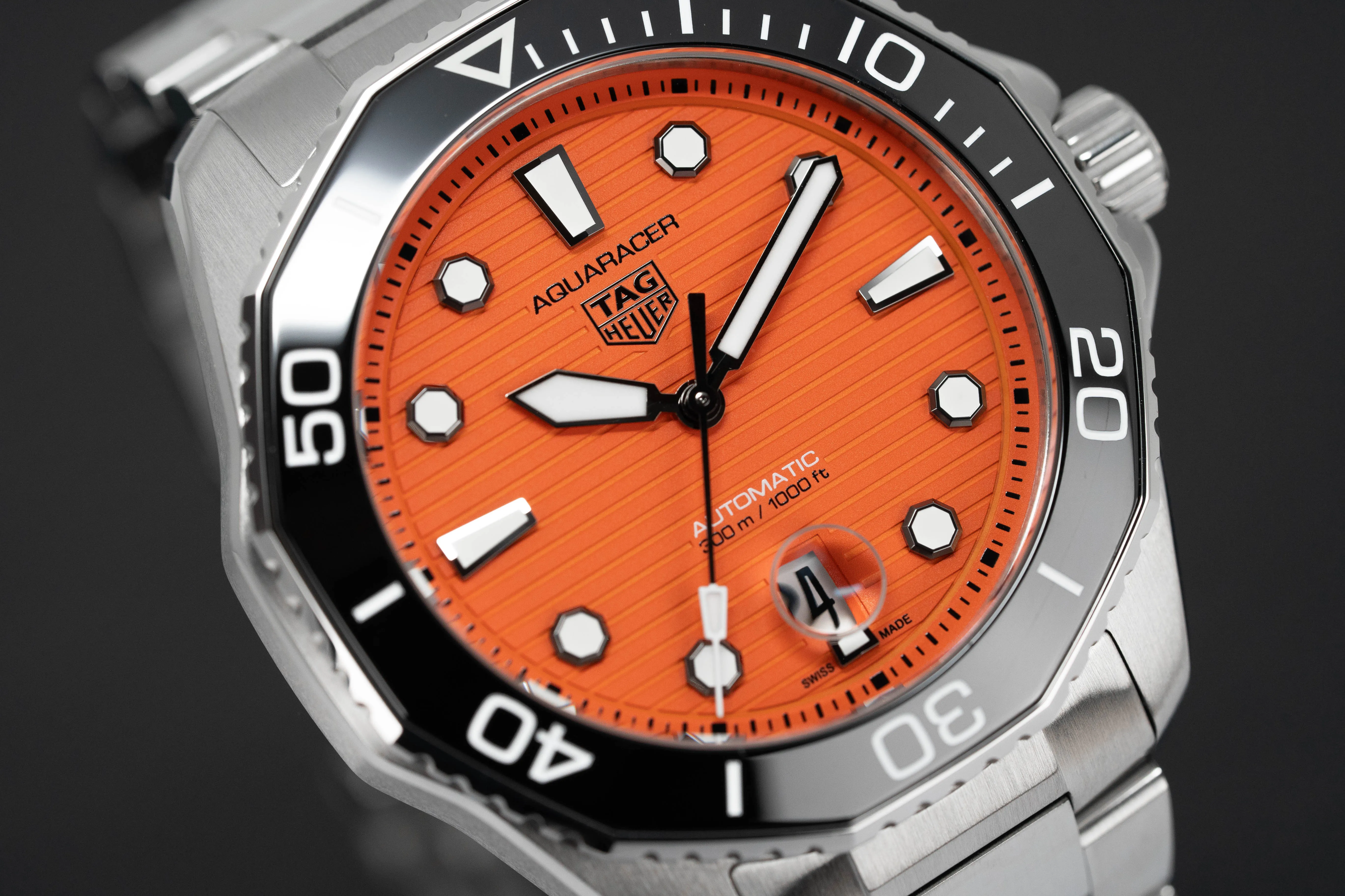Tag Heuer Aquaracer Professional 300 Men's Orange Diver Watch WBP201F.BA0632