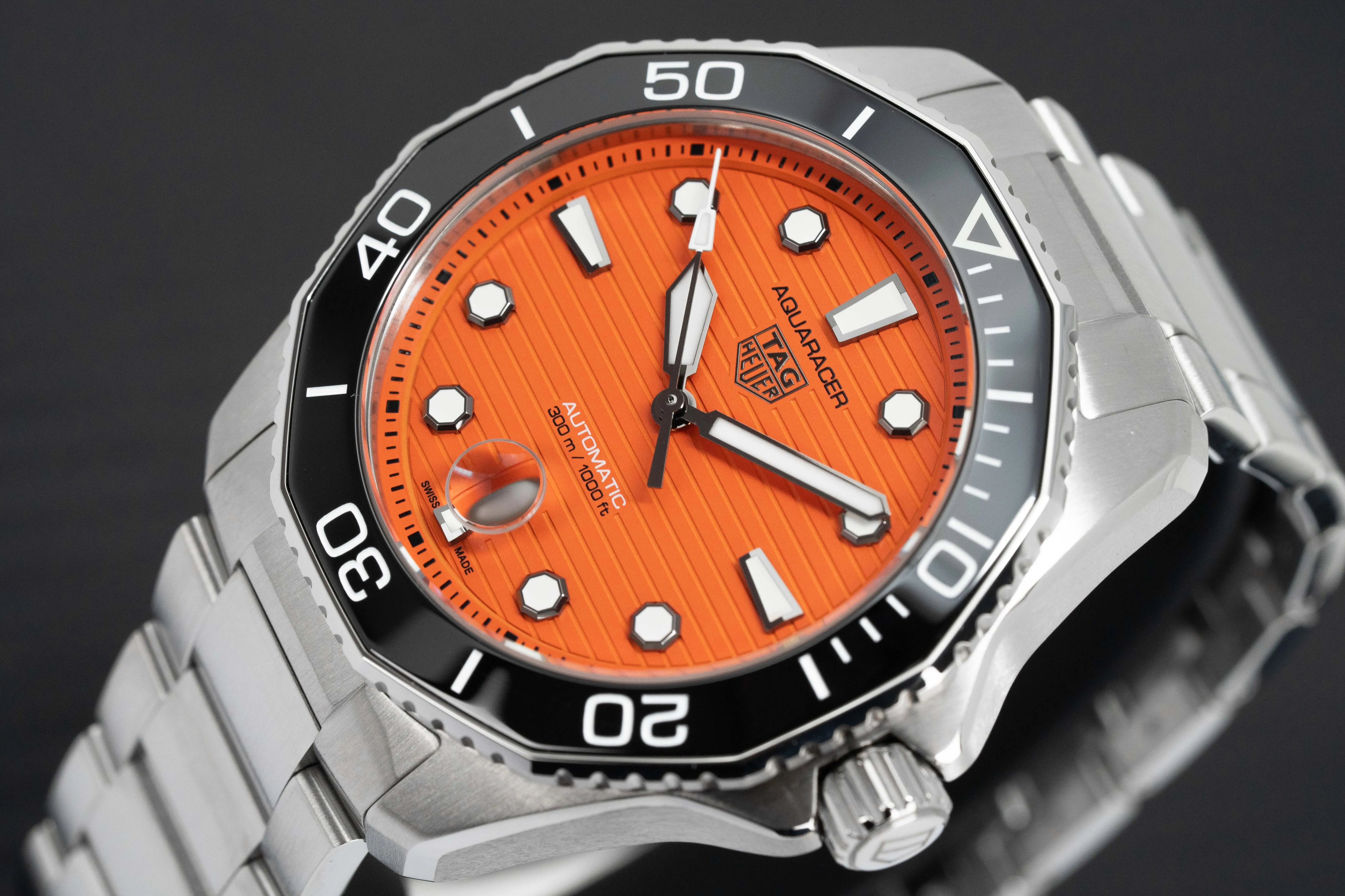 Tag Heuer Aquaracer Professional 300 Men's Orange Diver Watch WBP201F.BA0632