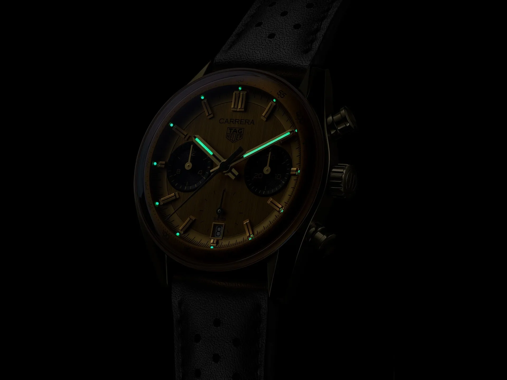 TAG Heuer Carrera Chronograph Gold Watch