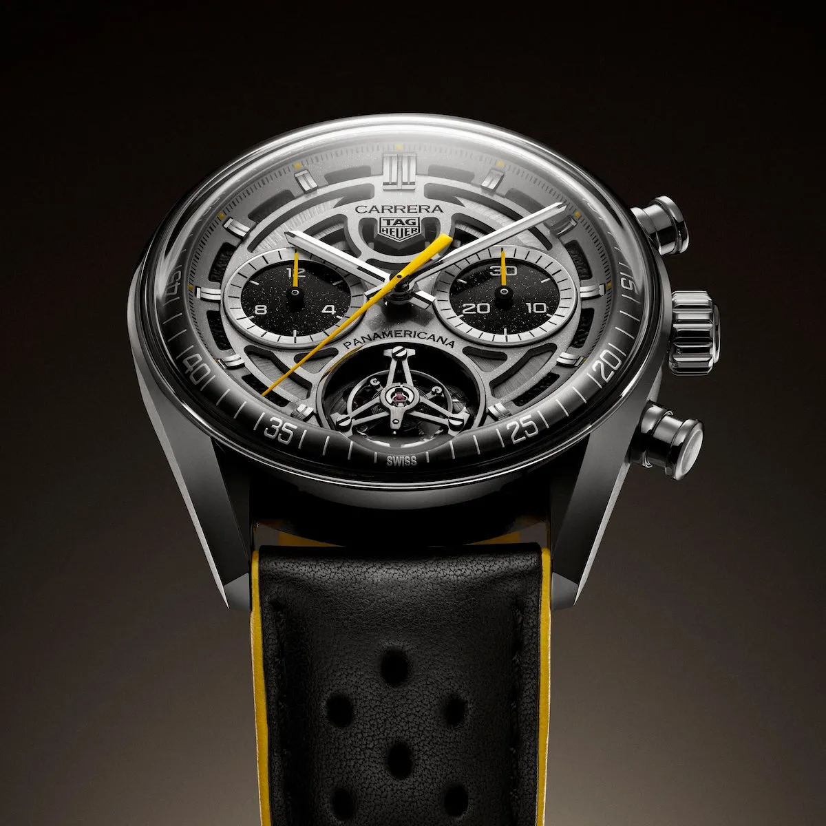 TAG Heuer Carrera Chronograph Tourbilxon x Porsche Panamericana Limited Edition Watch