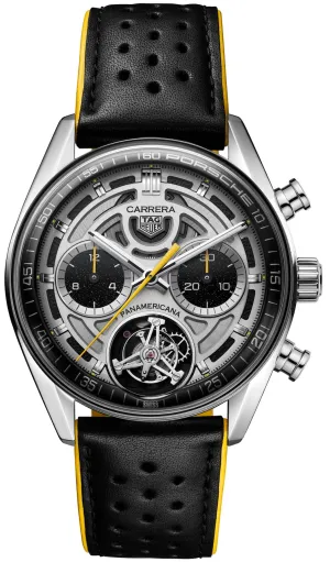TAG Heuer Carrera Chronograph Tourbilxon x Porsche Panamericana Limited Edition Watch