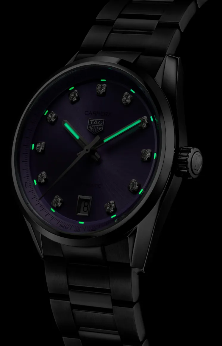 TAG Heuer Carrera Date Purple Watch