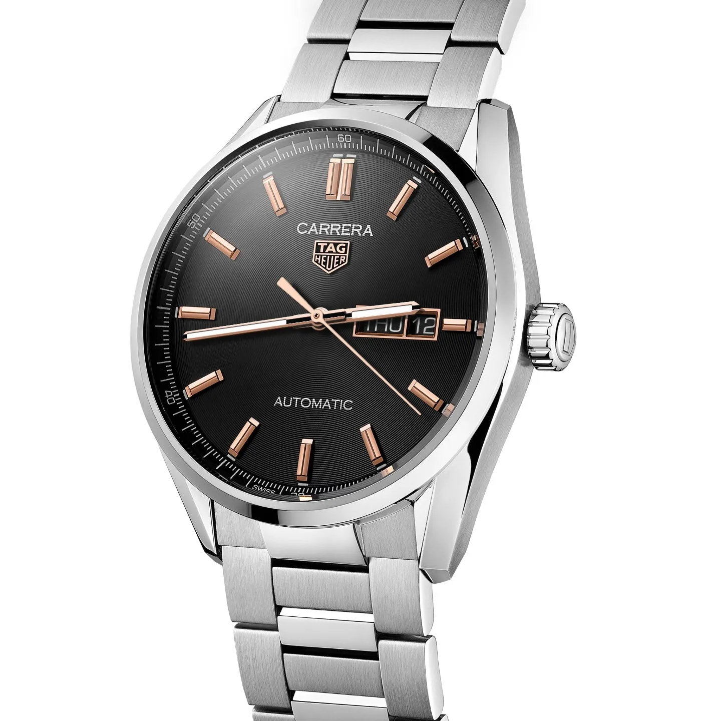 Tag Heuer Carrera Men's Black and Gold Day-Date Watch WBN2013.BA0640