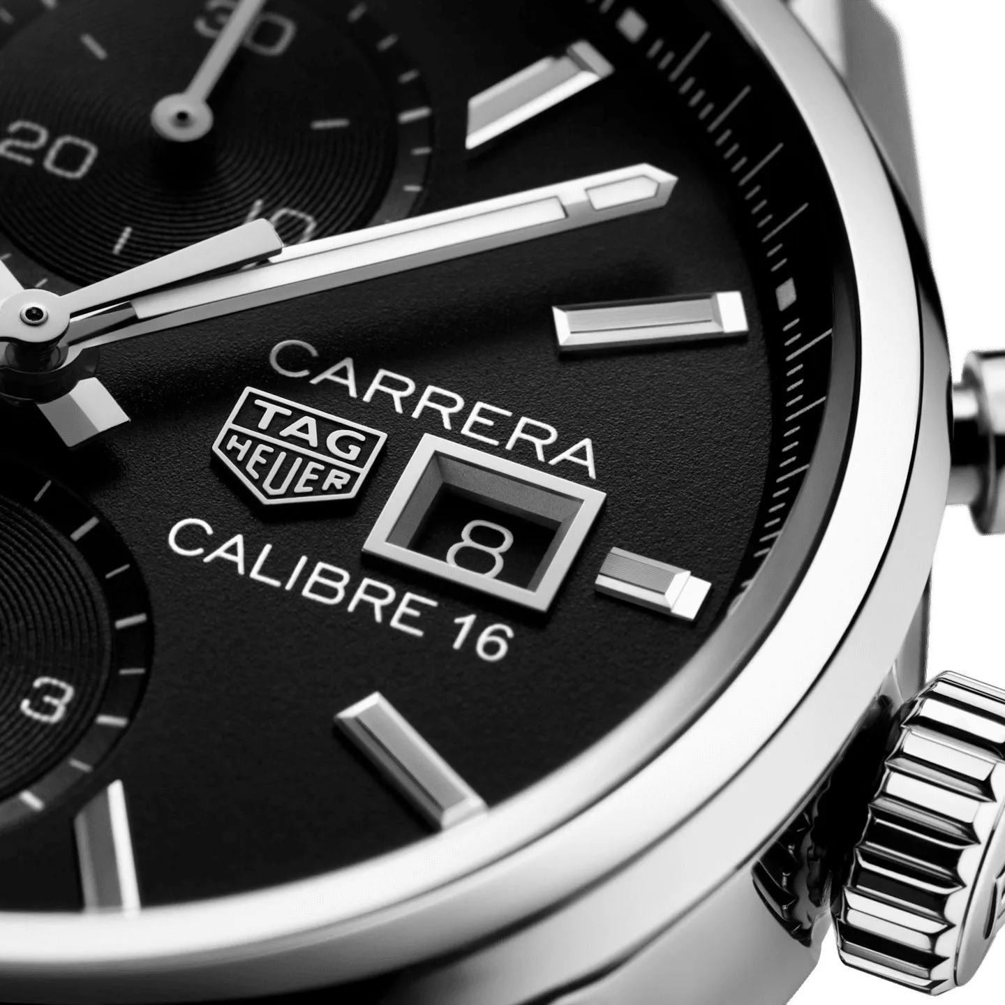Tag Heuer Carrera Men's Black Chronograph Watch CBK2110.BA0715