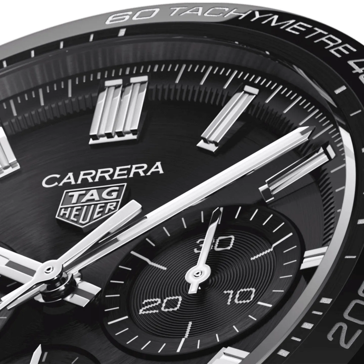 Tag Heuer Carrera Men's Black Chronograph Watch CBN2A1B.BA0643