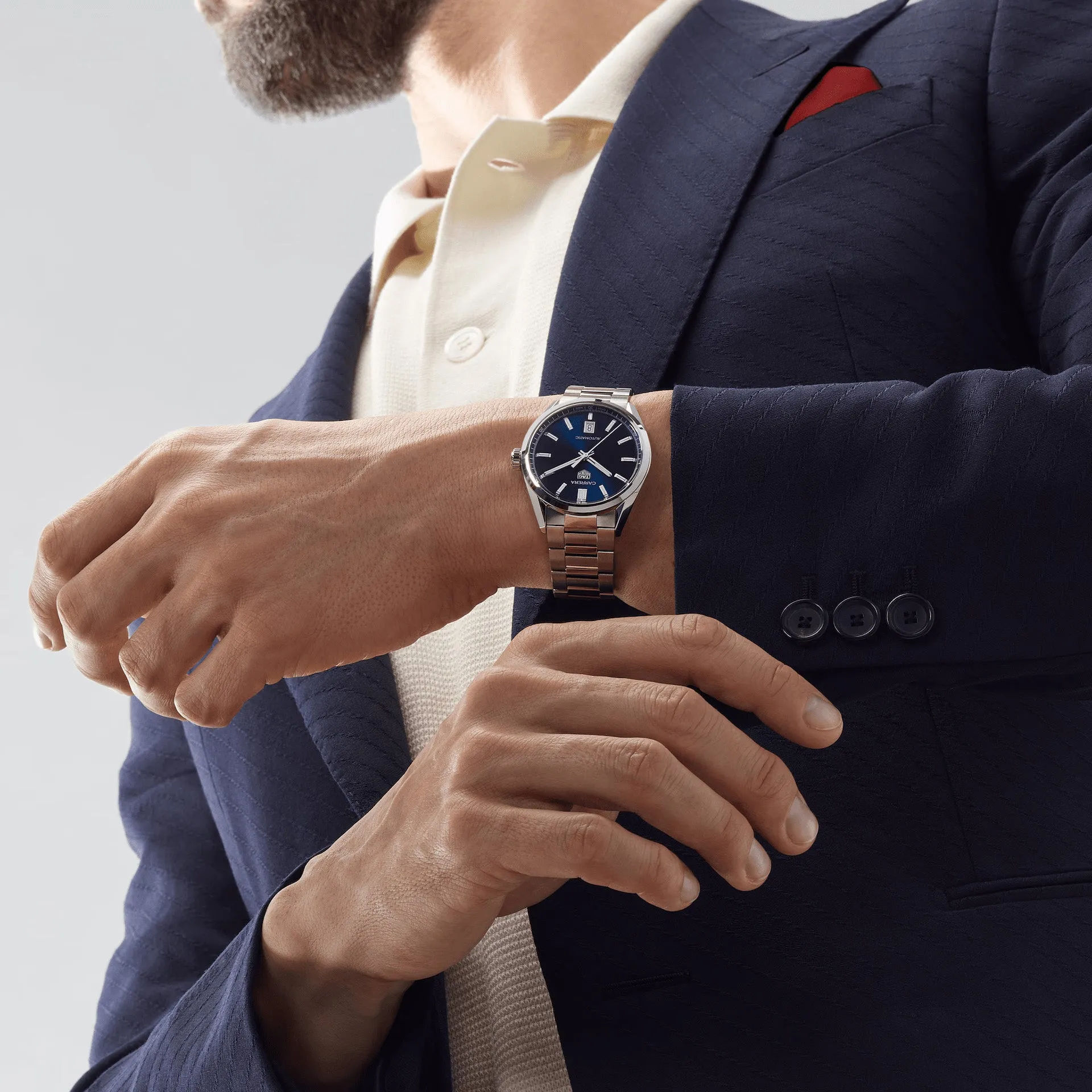 Tag Heuer Carrera Men's Blue Automatic Watch WBN2112.BA0639