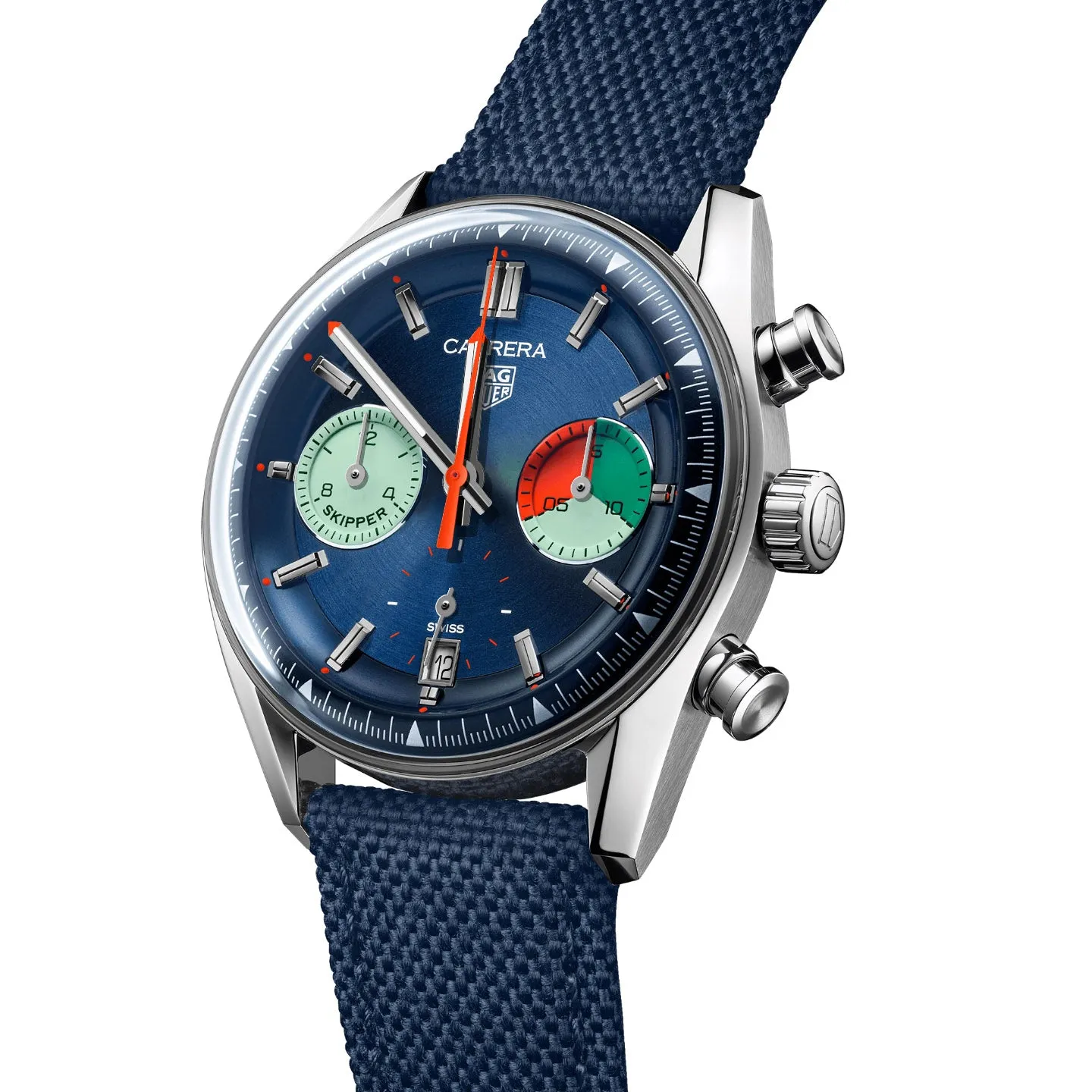 Tag Heuer Carrera Men's Blue Chronograph Skipper Watch CBS2213.FN6002