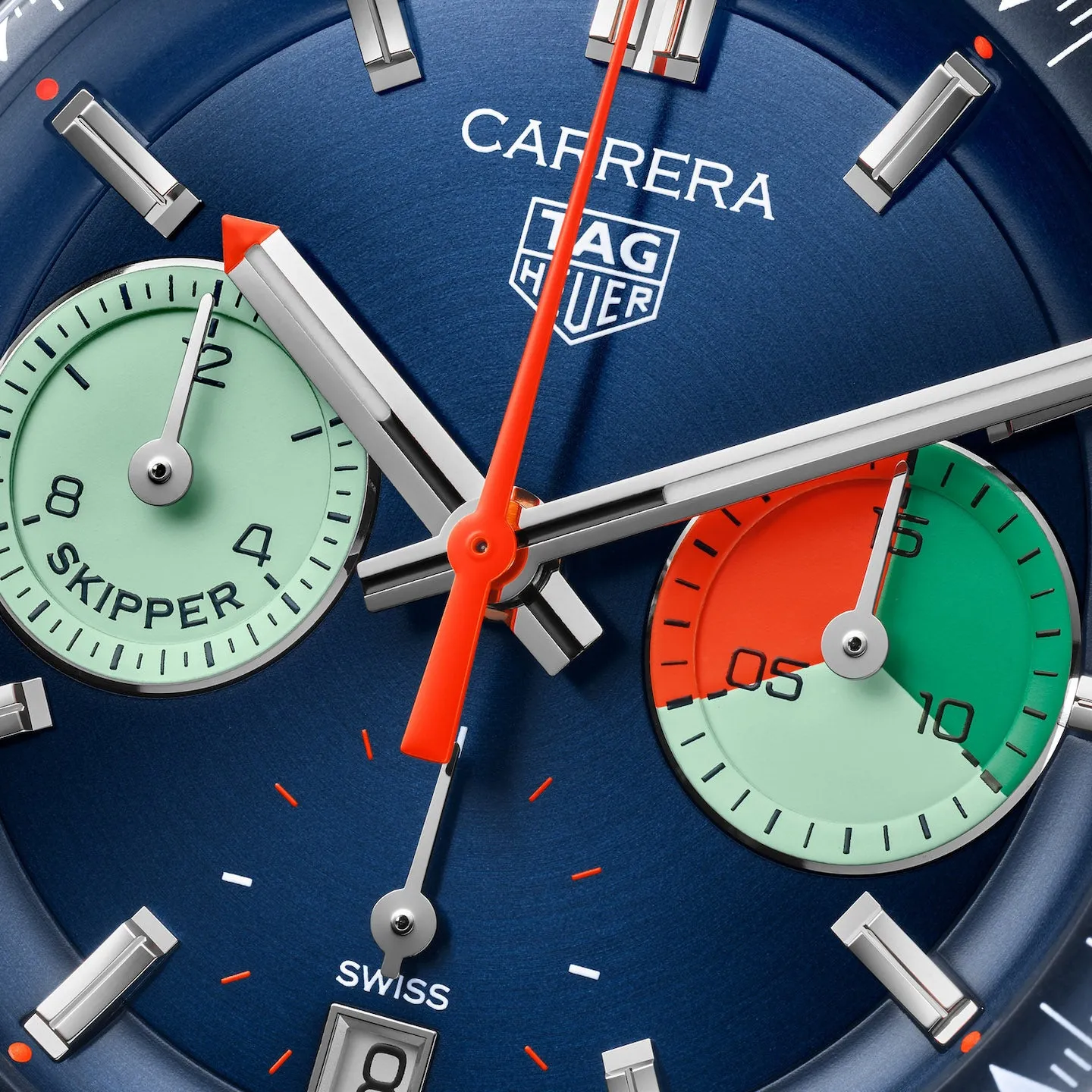 Tag Heuer Carrera Men's Blue Chronograph Skipper Watch CBS2213.FN6002