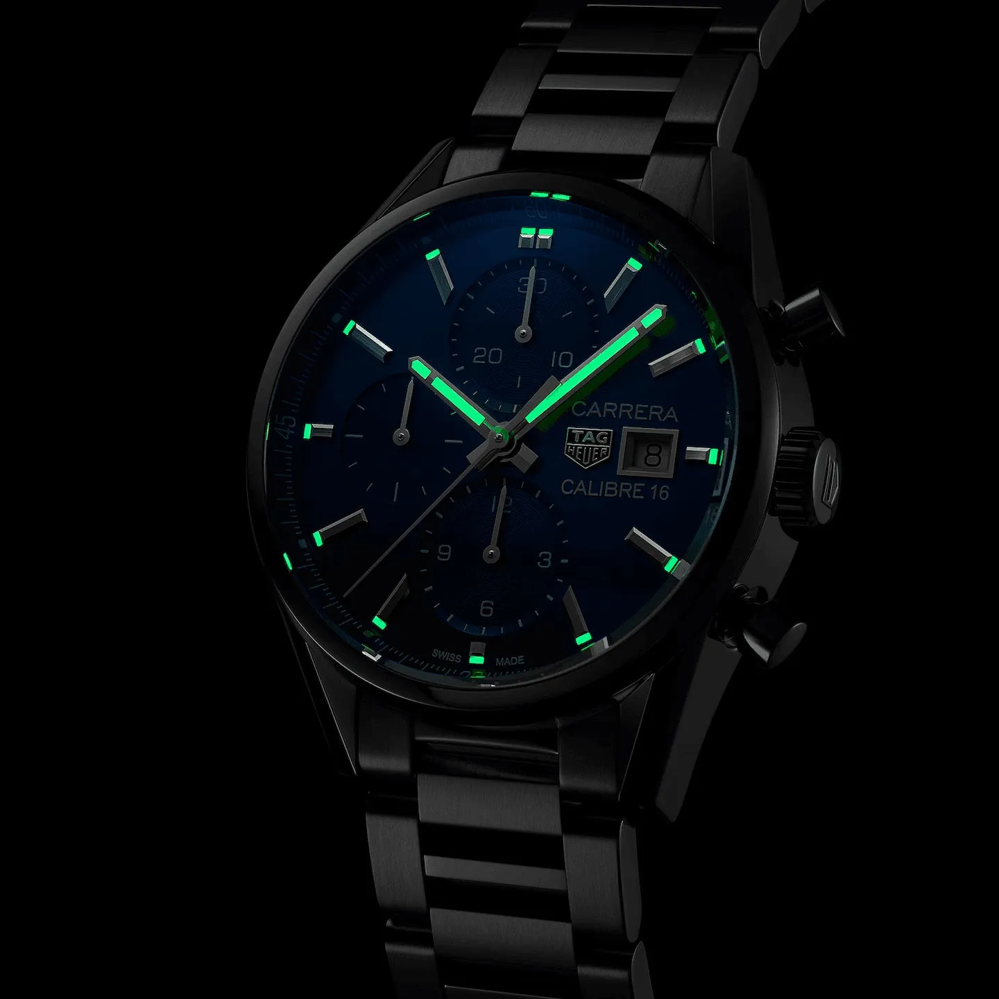 Tag Heuer Carrera Men's Blue Chronograph Watch CBK2112.BA0715