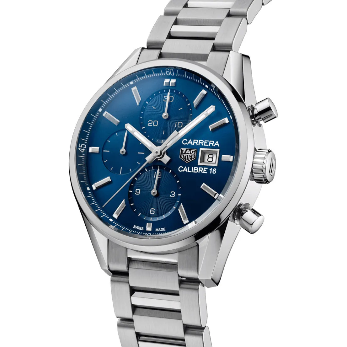 Tag Heuer Carrera Men's Blue Chronograph Watch CBK2112.BA0715