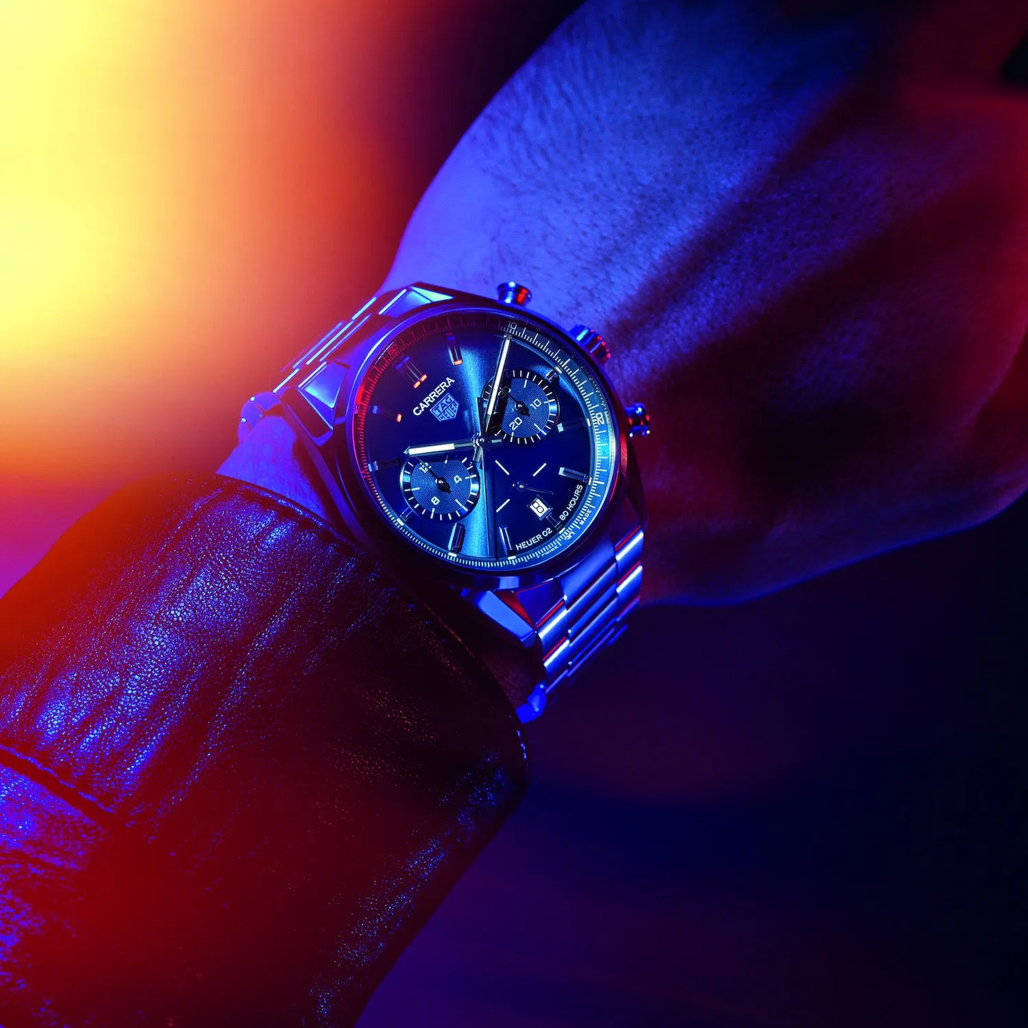 Tag Heuer Carrera Men's Blue Chronograph Watch CBN2011.BA0642