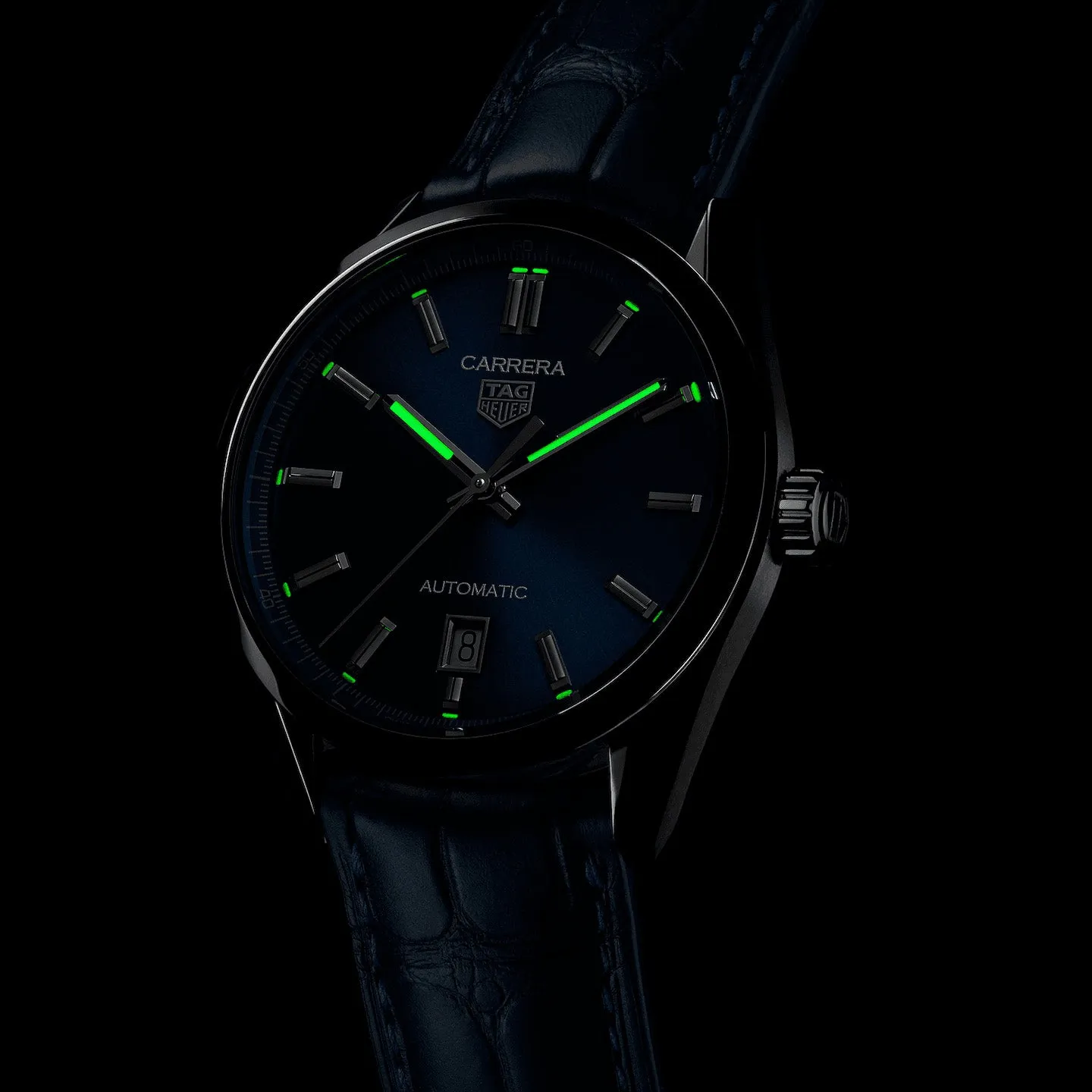 Tag Heuer Carrera Men's Blue Date Watch WBN2112.FC6504